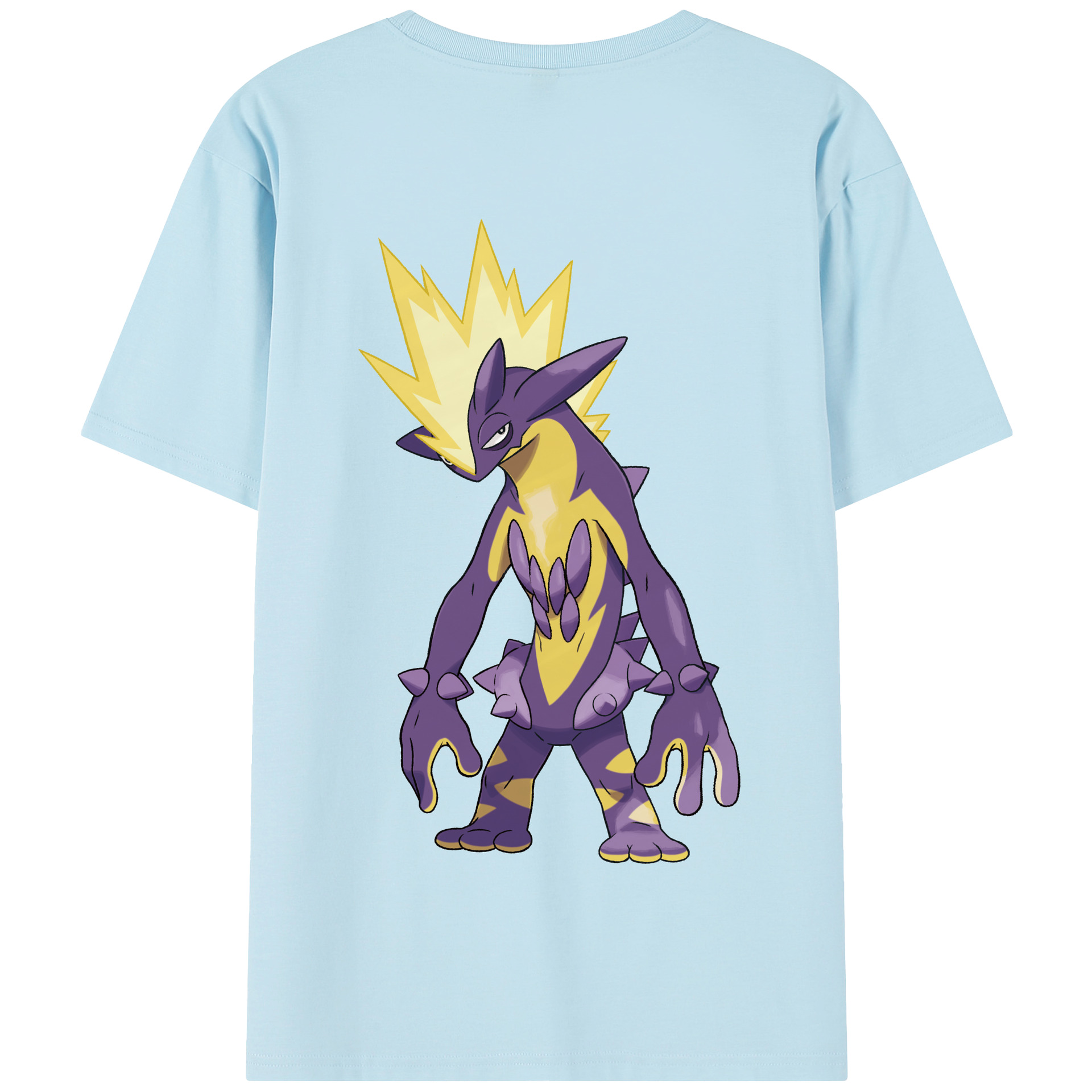 （画像用） ポケットモンスター Pokémon 綿100％半袖Tシャツ（背面プリント）